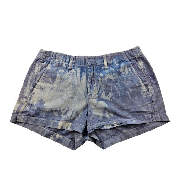Rag & Bone Portobello Short size 28 tie-dye chambray casual comfort summer - Picture 1 of 9
